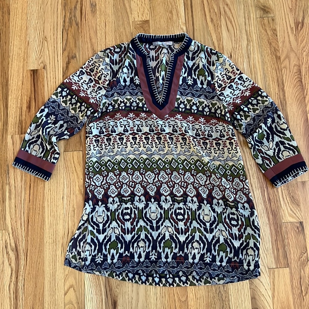 Love21 Long Tunic Blouse, Size Small